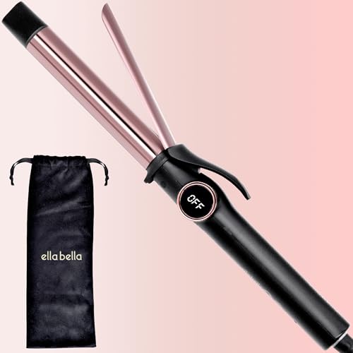 ELLA BELLA Slimline Curling Iron 1 Inch front view for on-the-go styling