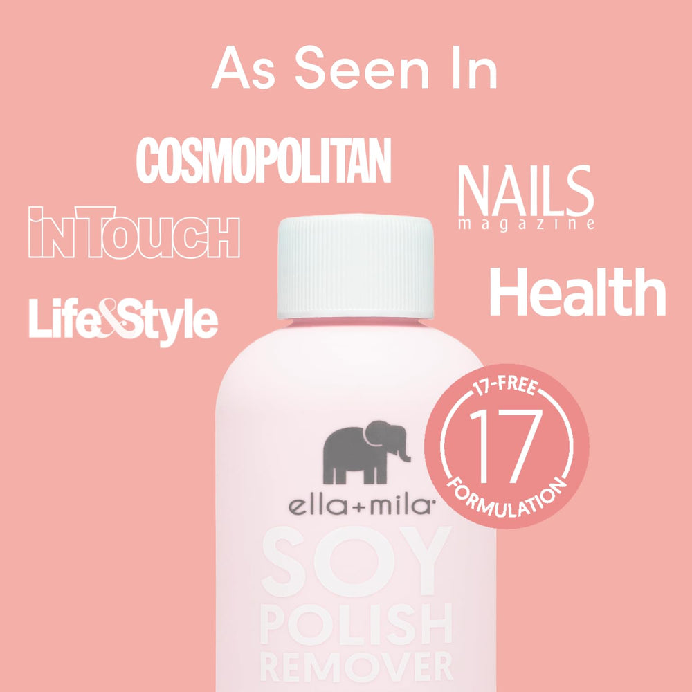 ella+mila lavender oil bottle highlights soothing aroma and conditioning benefits