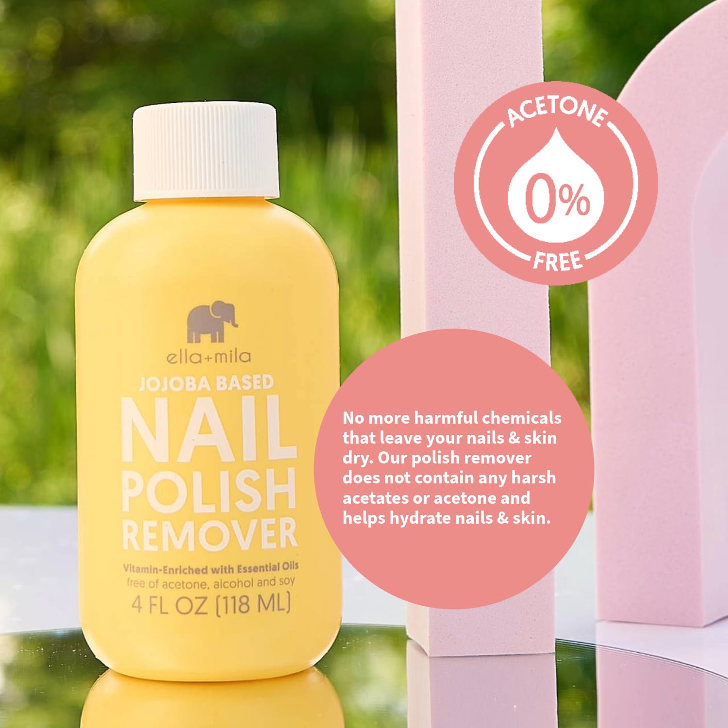 ella+mila moisturizing nail care benefits visuals showing cuticle hydration