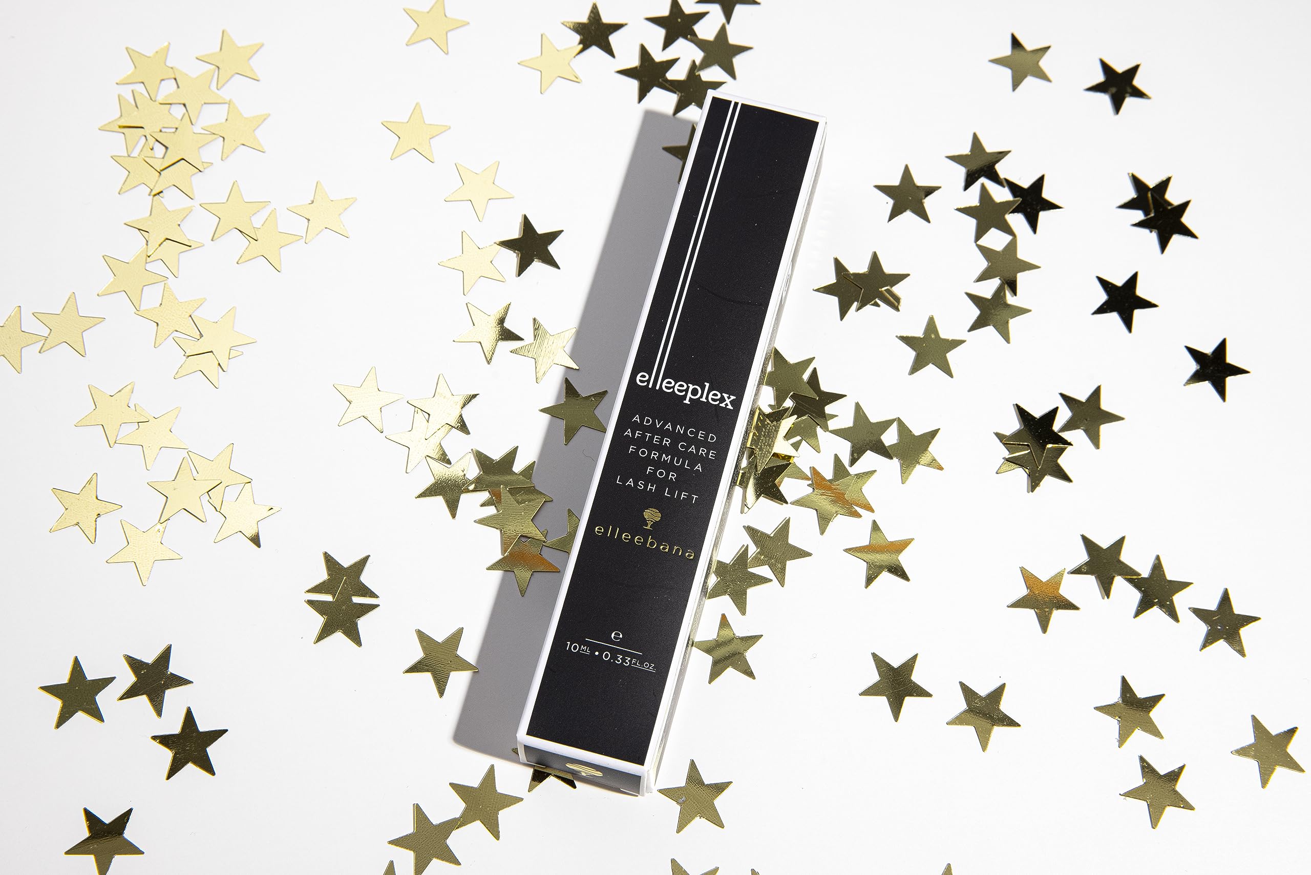 Elleebana Advanced Aftercare ingredients panel emphasizes amino acids and vitamins for fortifying lashes.