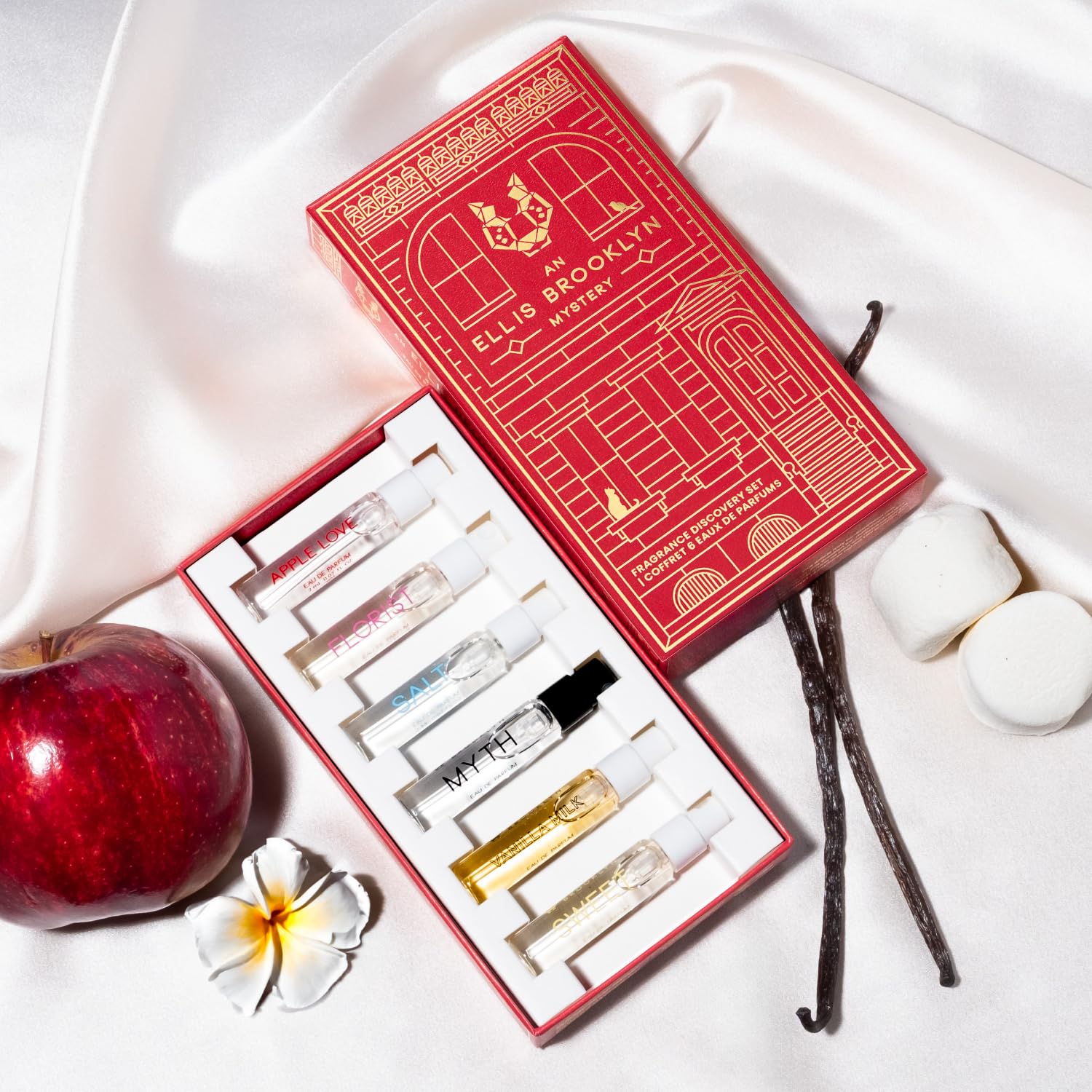 Ellis Brooklyn Mystery Salt sample vial evokes coastal freshness for daily rituals.