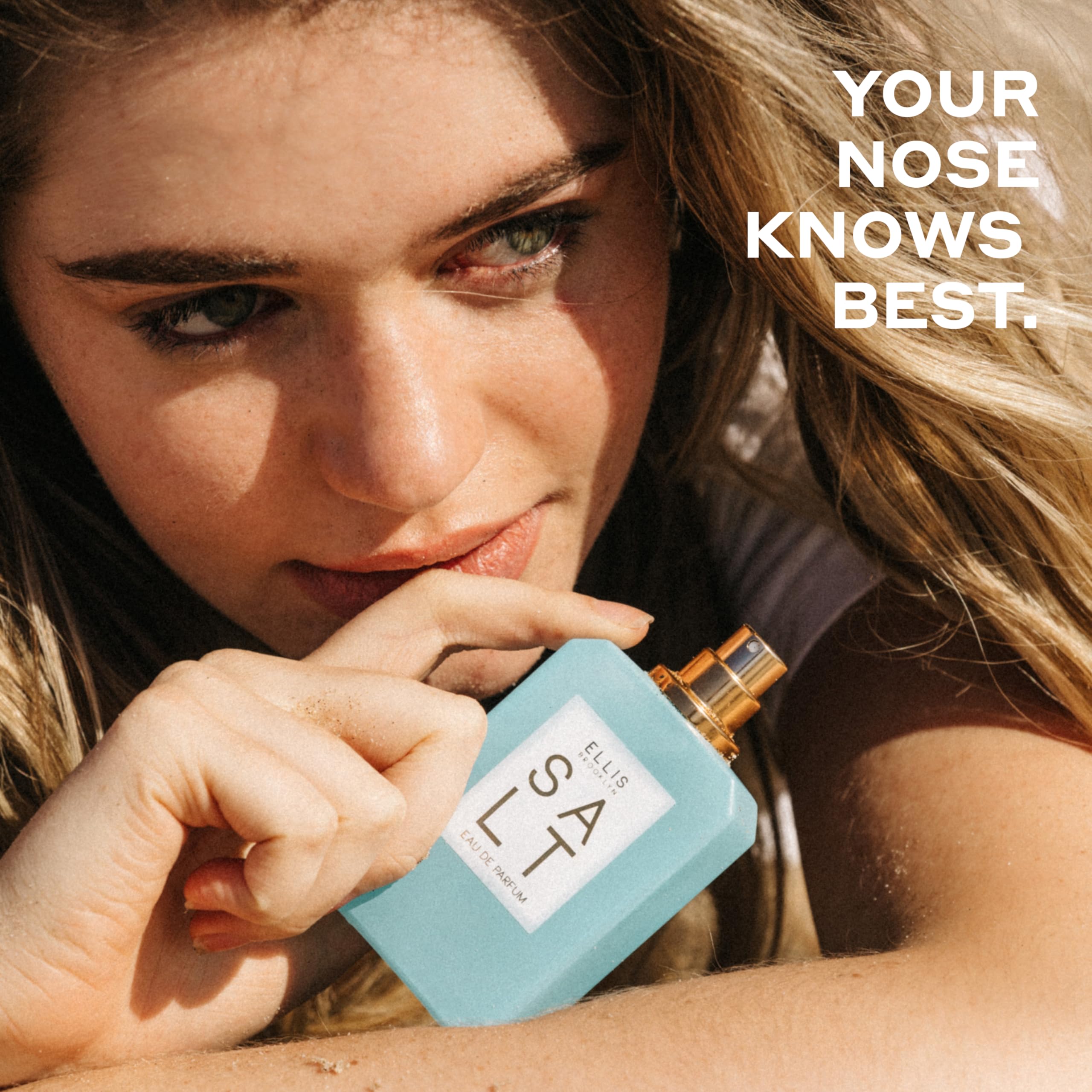 Ellis Brooklyn Salt EDP application scene suggesting ritual-worthy fragrance.