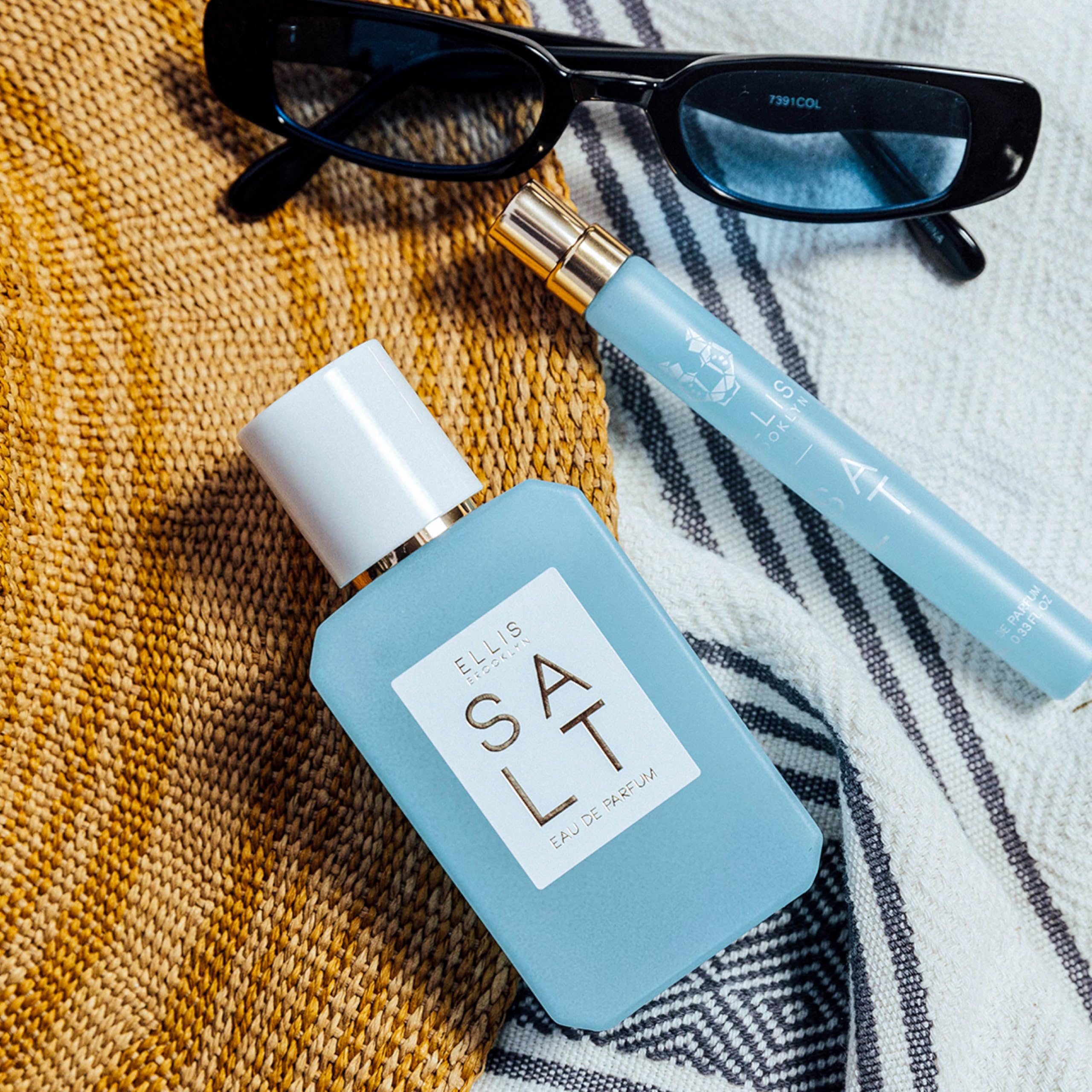 Ellis Brooklyn Salt EDP ylang ylang bloom closeup for sensual warmth.