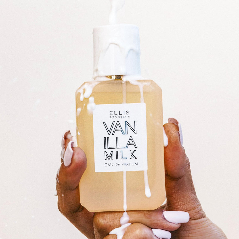 Ellis Brooklyn Vanilla Milk vegan cruelty-free label.