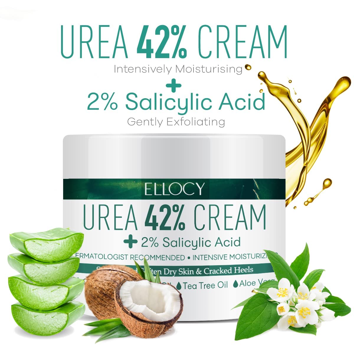 Evening routine with Ellocy Urea 40% foot cream for pampering feet.