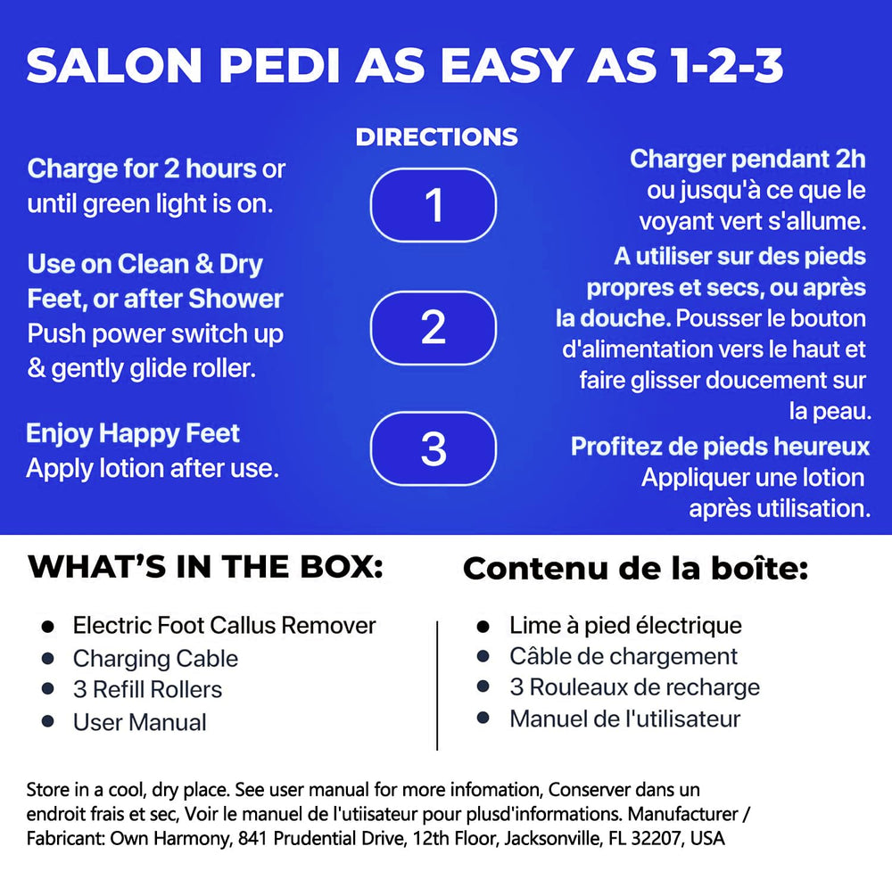 Elmchee compact pedicure kit presents portable, home-use tool for smoother heels.