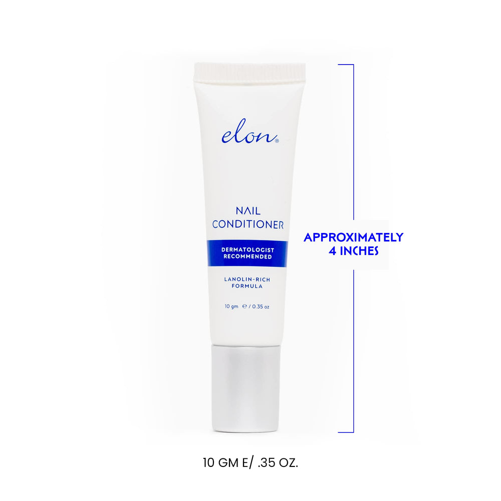 Elon Lanolin-Rich nail bed closeup highlighting strengthening formula.