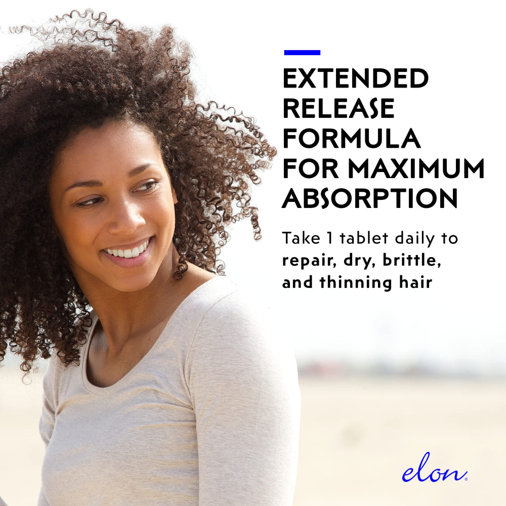 Elon Matrix 5000 being held to illustrate convenient daily capsule form.