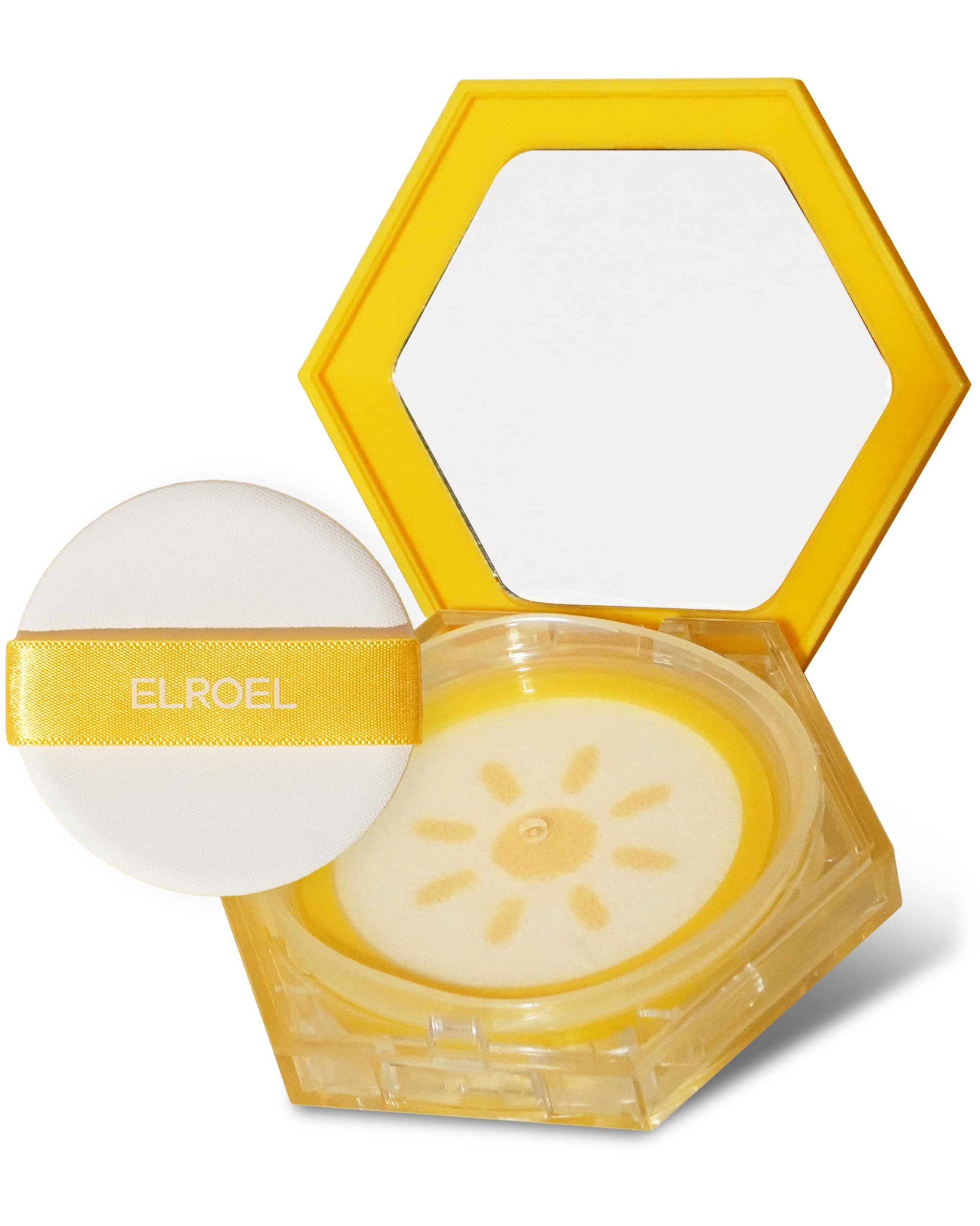 ELROEL Pang Pang Sun Cushion Plus puff enables easy SPF reapplication on the go.