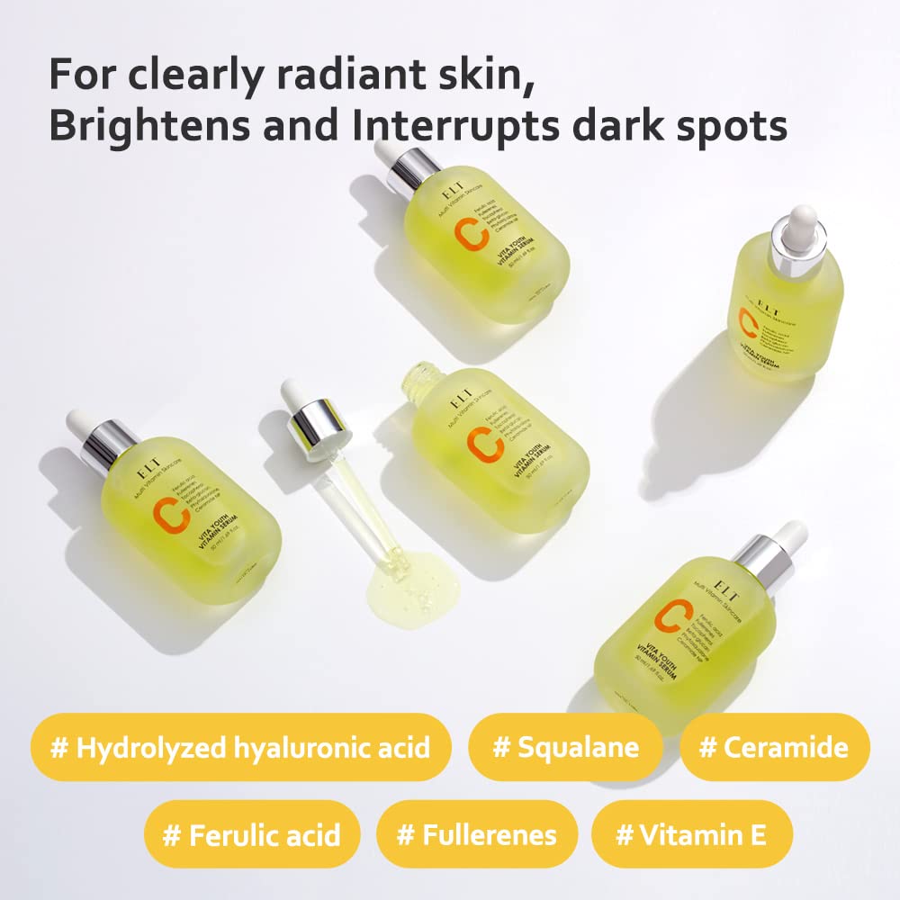 ELT Vita Youth Serum packaging box highlights Korean craftsmanship and vegan formula