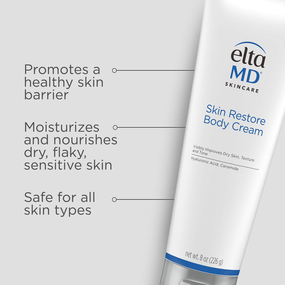 EltaMD fragrance-free label highlights gentle, sensitive-skin formula