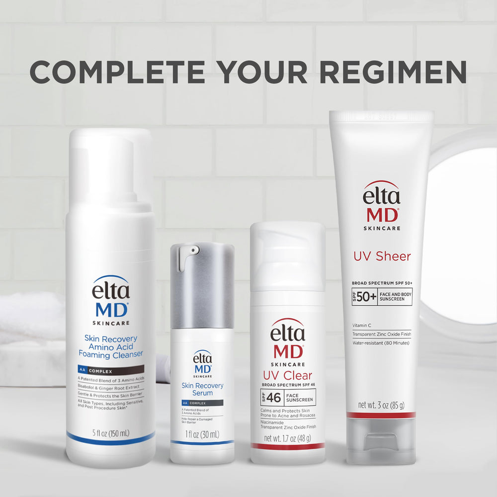 EltaMD UV Clear fragrance-free—gentle, soothing sunscreen for sensitive skin.