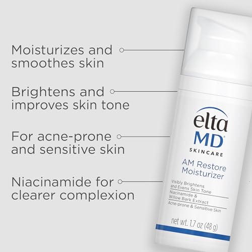 EltaMD AM Therapy moisturizer texture close-up showing lightweight formula for smoother skin.