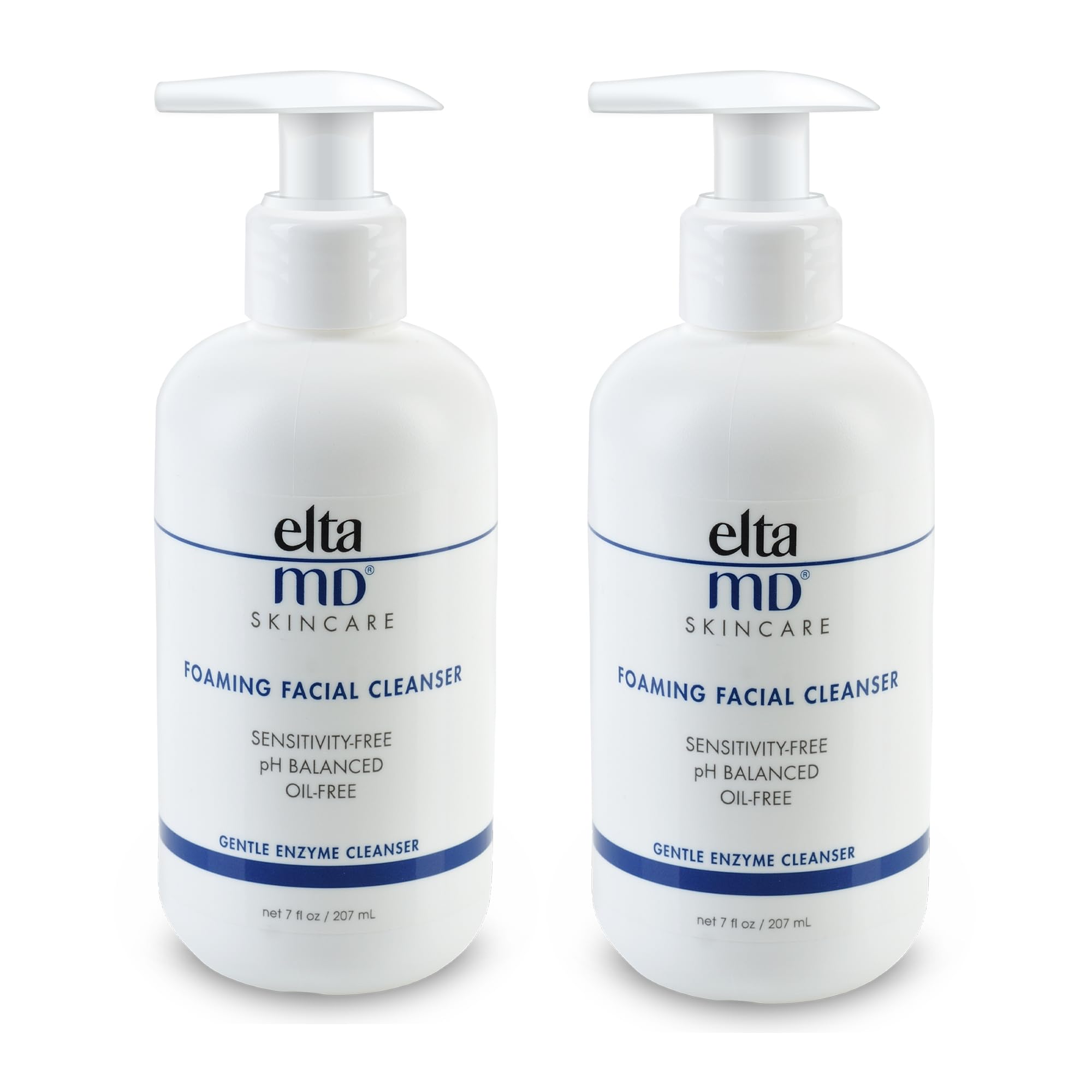 EltaMD Foaming Facial Cleanser pack shot showing the bottle ready for daily cleansing for all skin types.