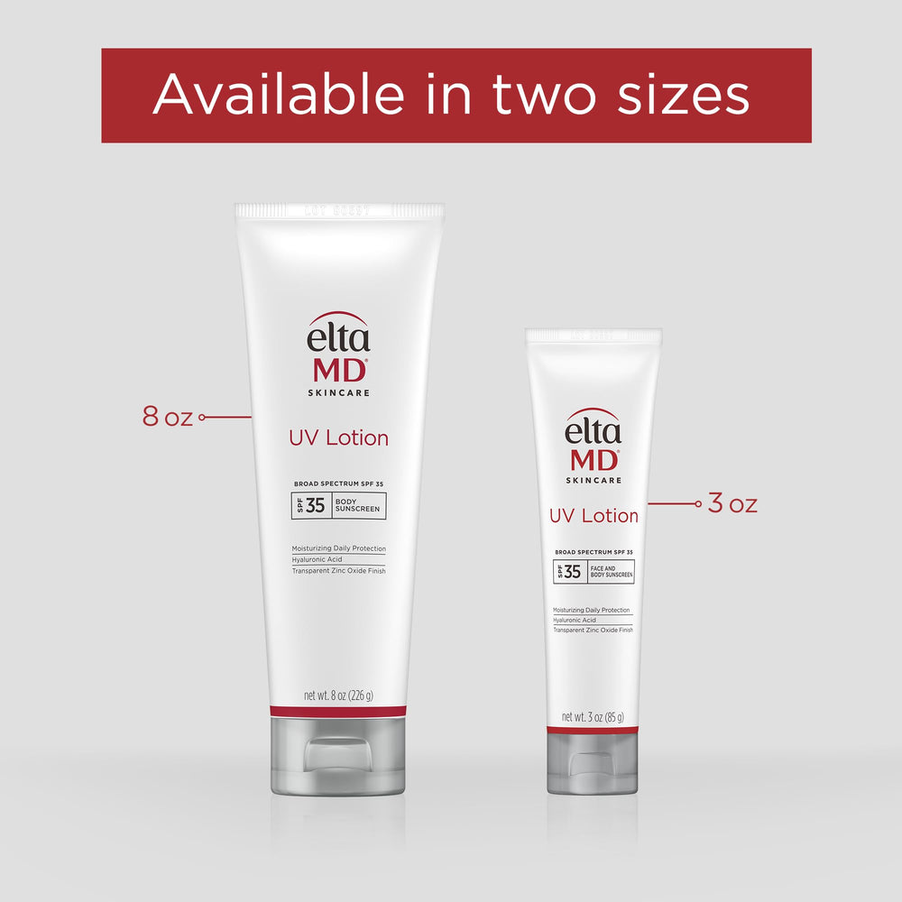 EltaMD UV Lotion fragrance-free formula is suitable for sensitive or acne-prone skin.