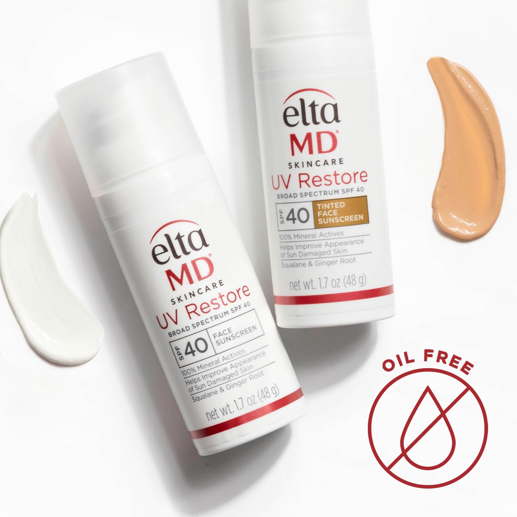 EltaMD Squalane-based moisturizer base delivers lasting skin hydration.