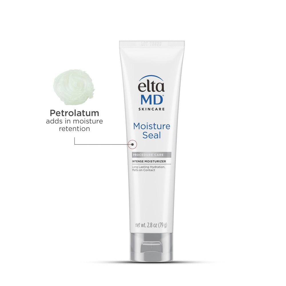 EltaMD Moisture Seal redness relief demonstrated on irritated skin.