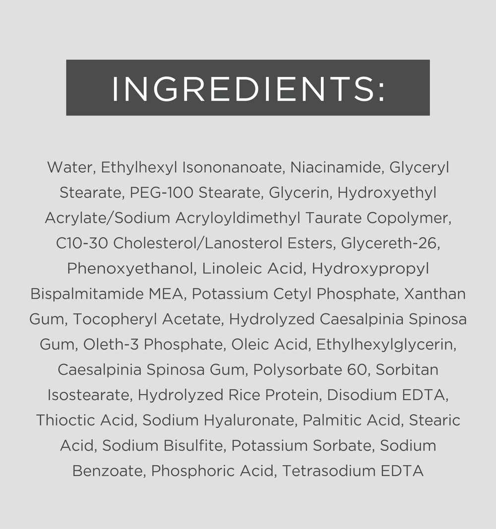 Oil-free formula of EltaMD PM Restore helps prevent clogged pores.