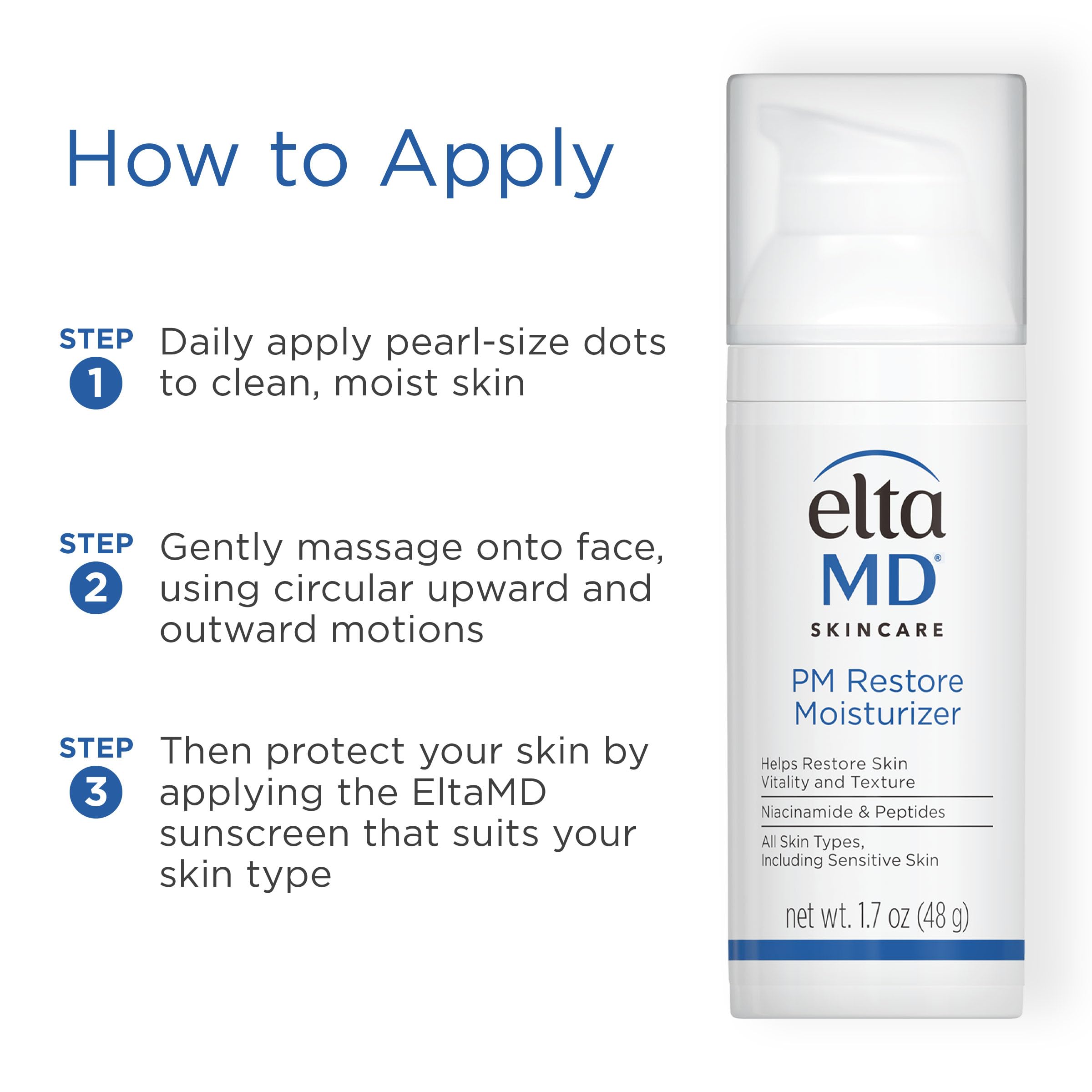 Cream texture on hand shows lightweight, non-greasy finish.