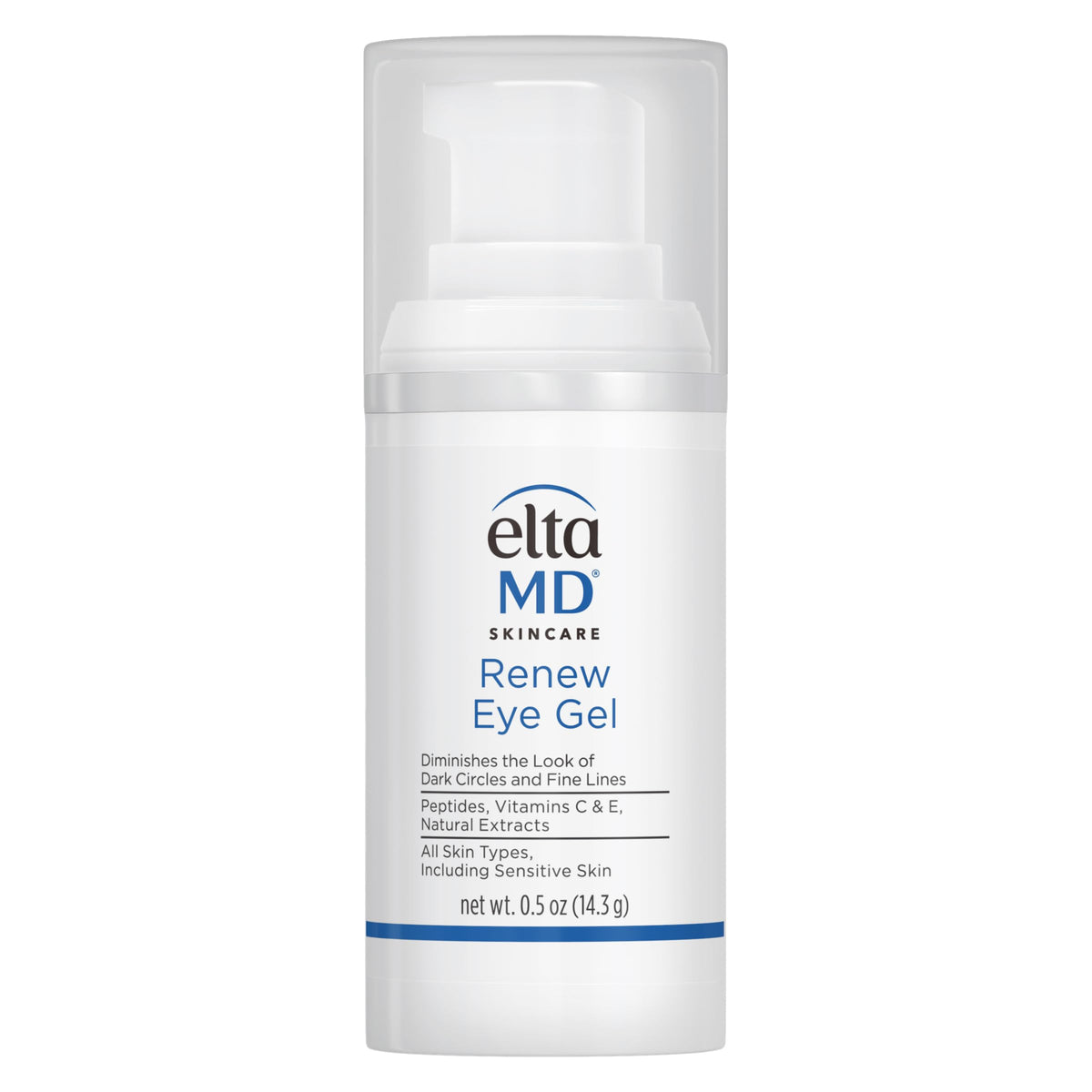 EltaMD Renew Eye Gel pump bottle for easy daily use