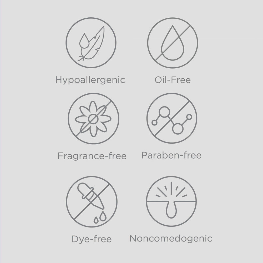 EltaMD gentle cleanser for sensitive skin imagery conveying soothing, non-irritating wash.