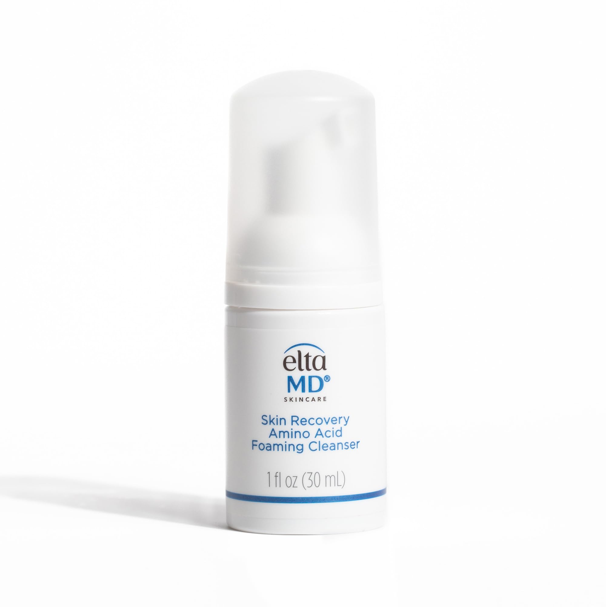 EltaMD Skin Recovery Foaming Cleanser bottle for gentle daily cleansing and skin comfort.