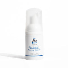 EltaMD Skin Recovery Foaming Cleanser bottle for gentle daily cleansing and skin comfort.