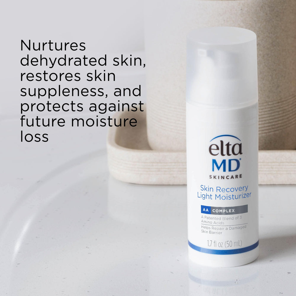 EltaMD Skin Recovery Light night routine supporting barrier while you sleep.