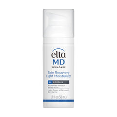 EltaMD Skin Recovery Light moisturizer pump front view for oil-free hydration.