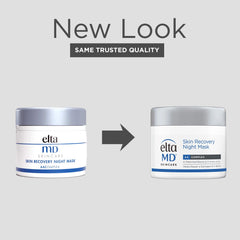 Texture swirl of the EltaMD night mask ready to absorb smoothly.