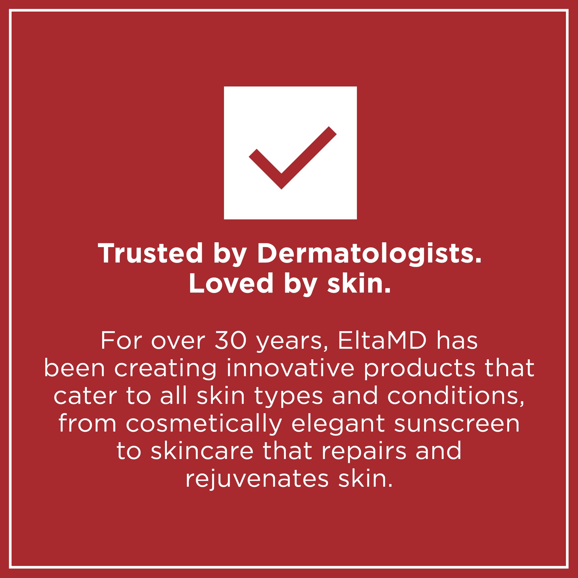 EltaMD skincare regimen bundle on vanity for easy daily routine.