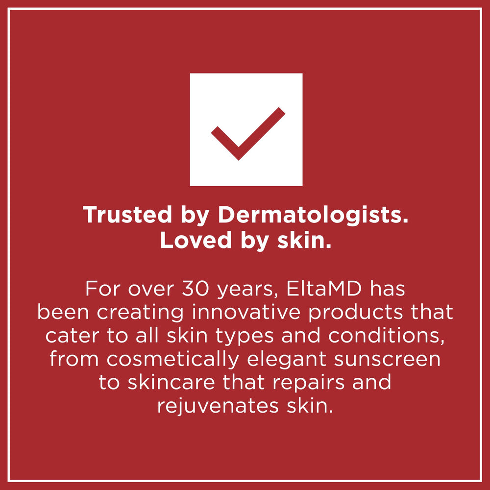 EltaMD skincare regimen bundle on vanity for easy daily routine.