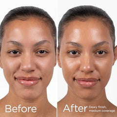 EltaMD UV AOX Elements tinted cream on skin demonstrates natural coverage.