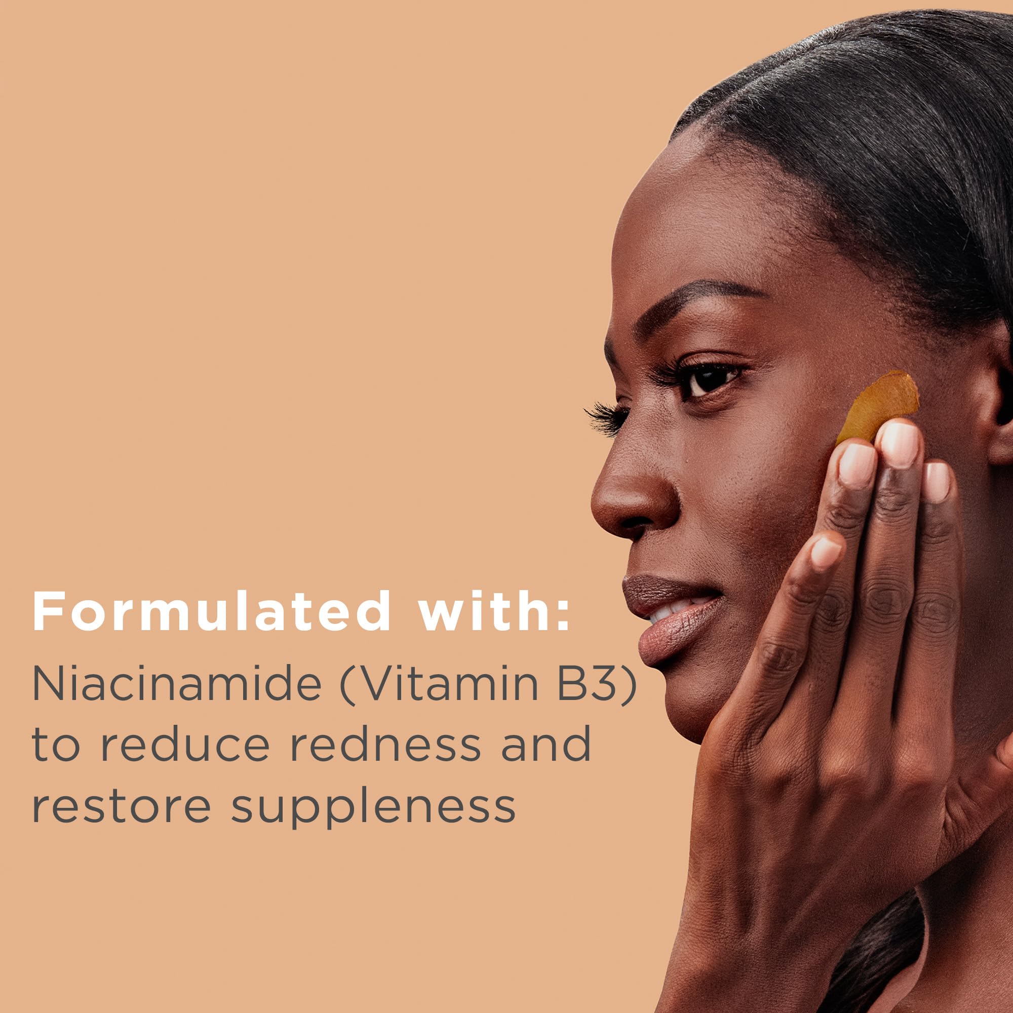 Niacinamide ingredient label on EltaMD UV Clear Deep Tint bottle