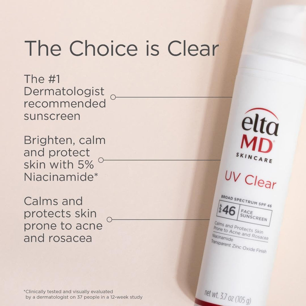 EltaMD UV Clear SPF 46 under makeup application scene