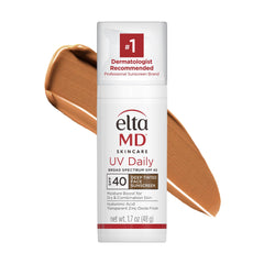 EltaMD UV Daily Deep Tint bottle with pump for easy, mess-free application
