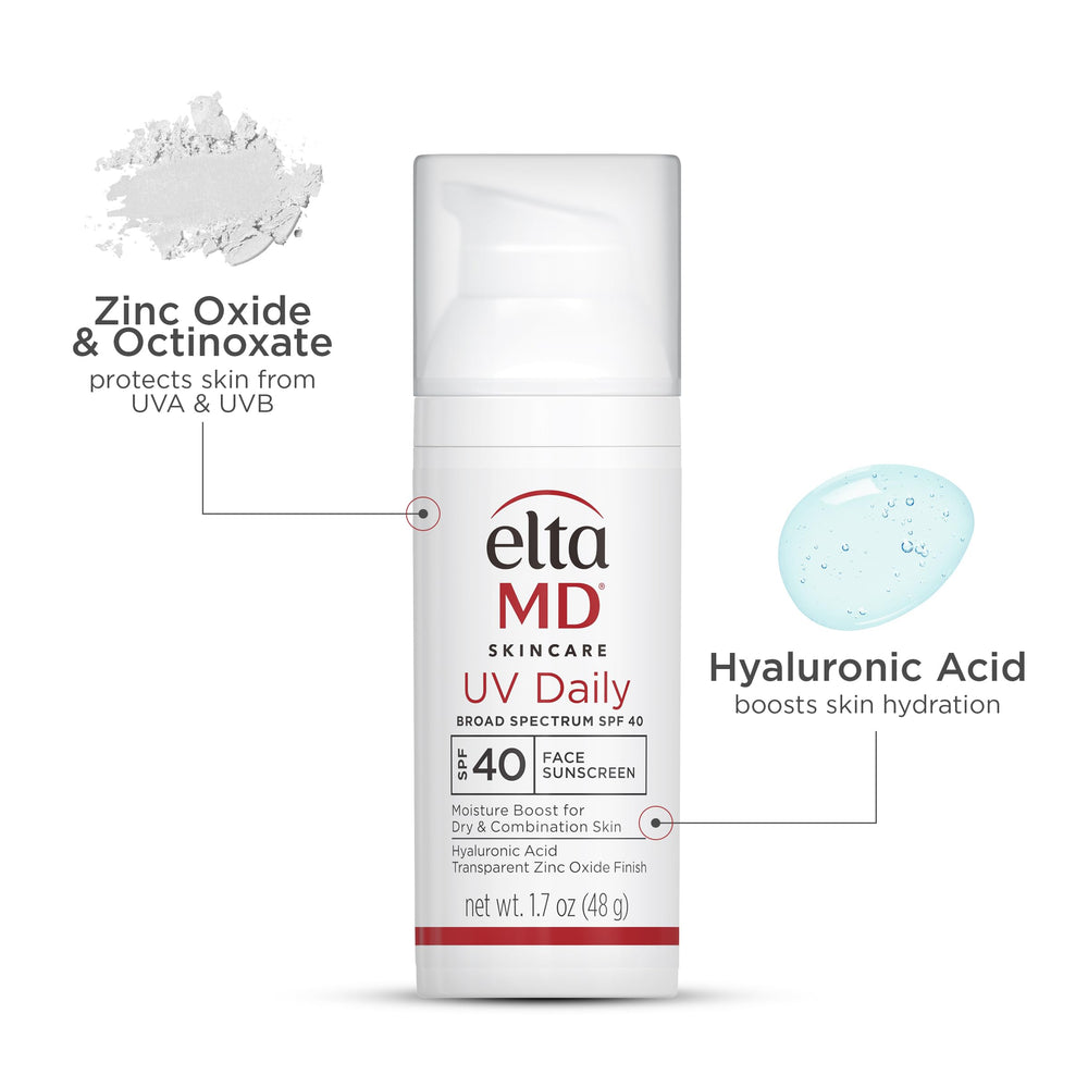 EltaMD UV Daily under makeup usage shows primer-like performance for smooth base.