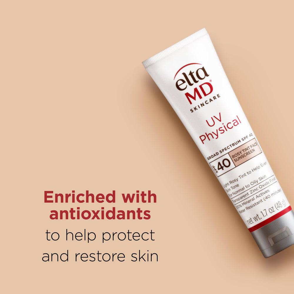 EltaMD Rosy Tint texture looks lightweight and oil-free for all-day comfort.