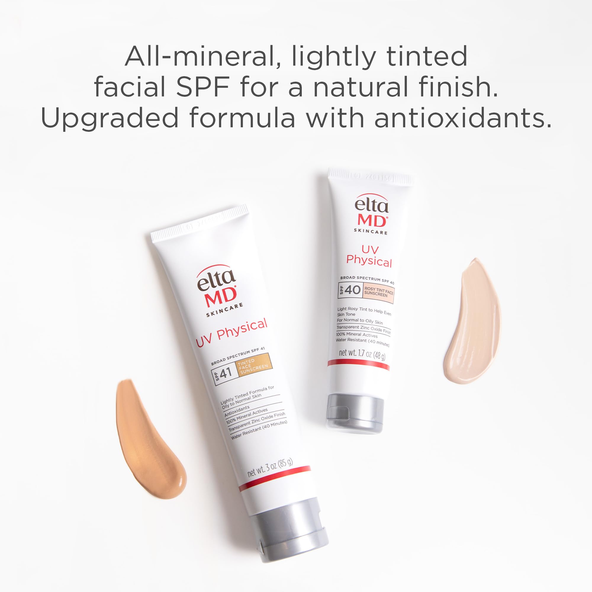 EltaMD sunscreen water resistance up to 40 minutes supports outdoor activities