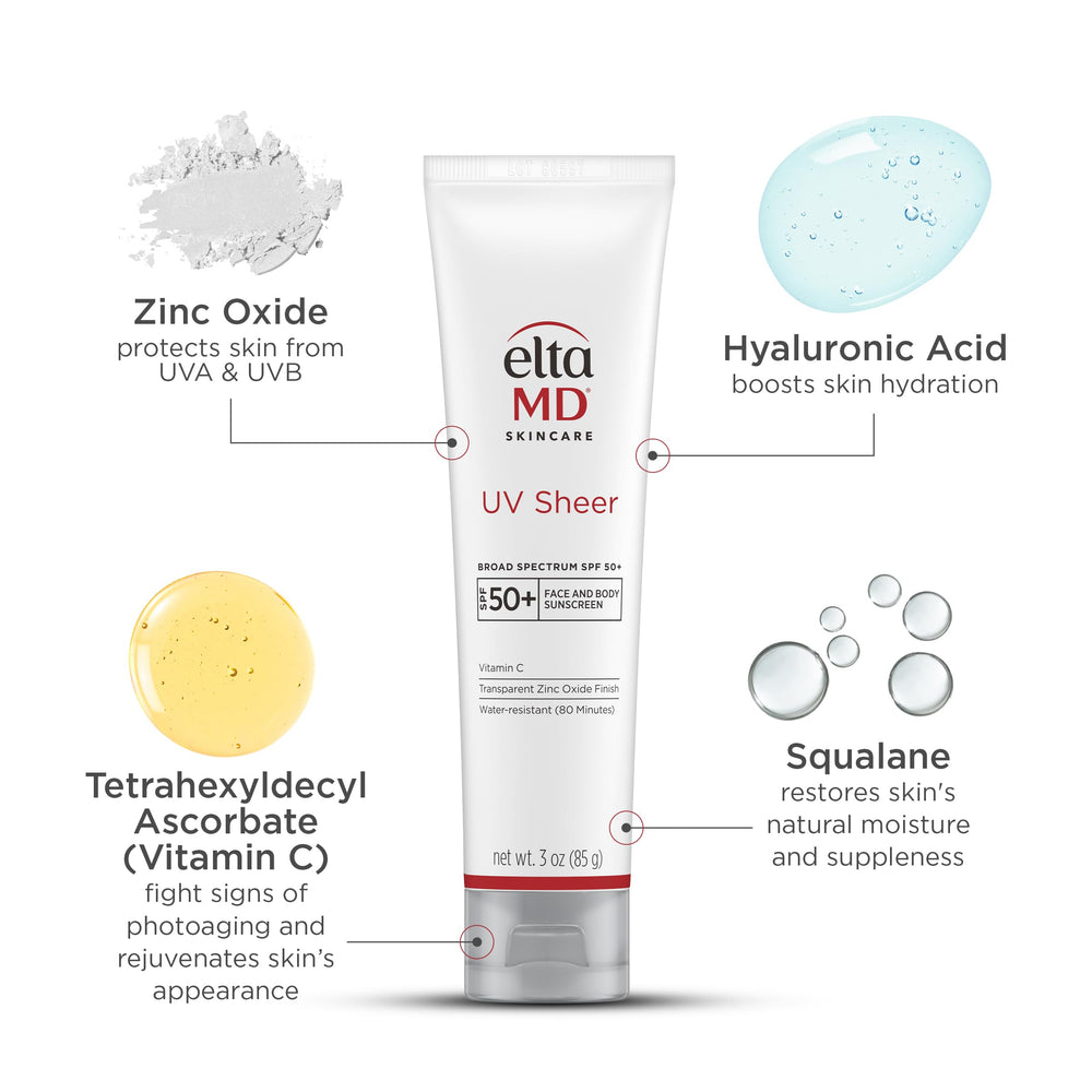 EltaMD UV Sheer is fragrance-free and paraben-free for sensitive skin