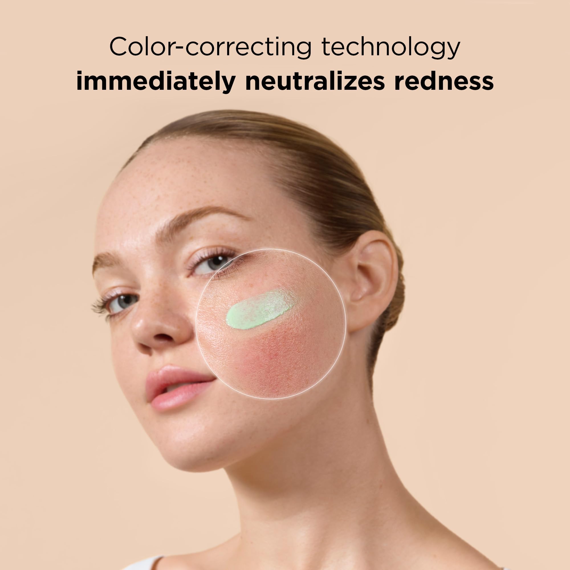 EltaMD sunscreen being applied on the face for quick absorption in morning routine