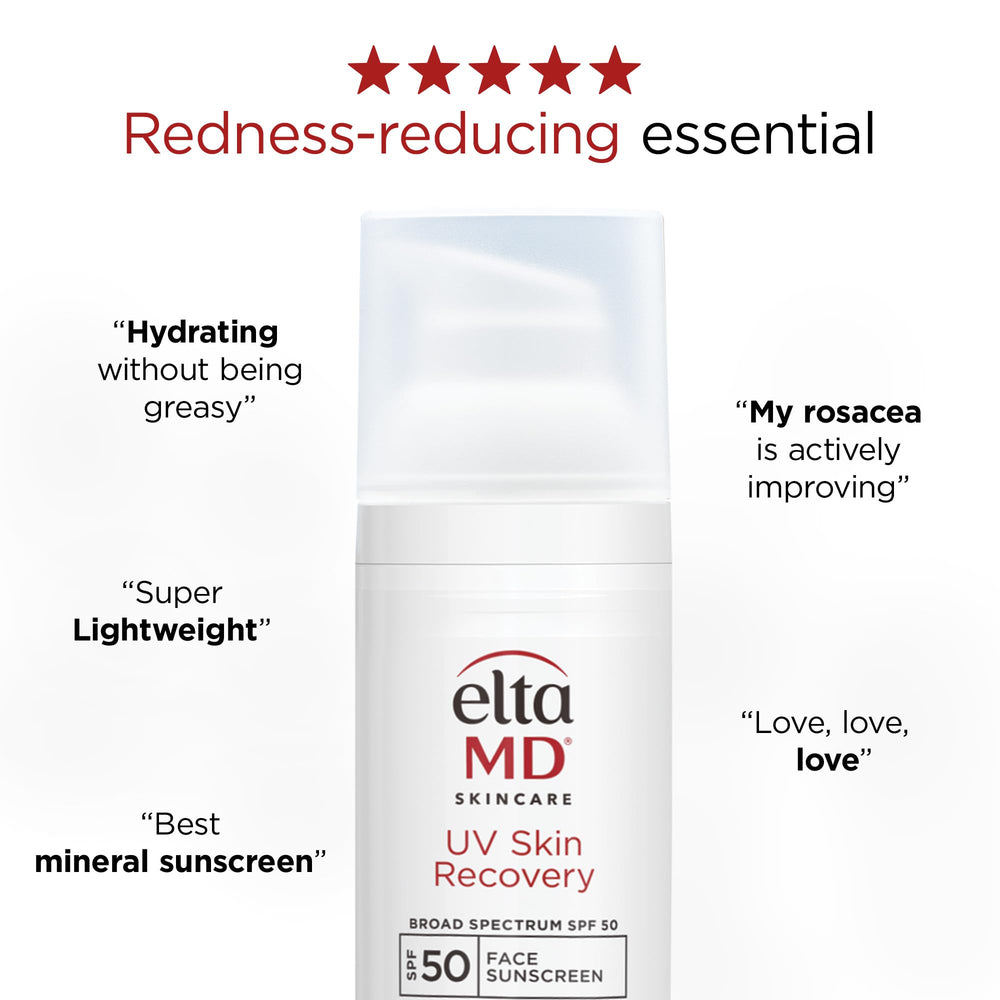Eltamd UV Skin Recovery texture closeup reveals creamy, fast-absorbing formula