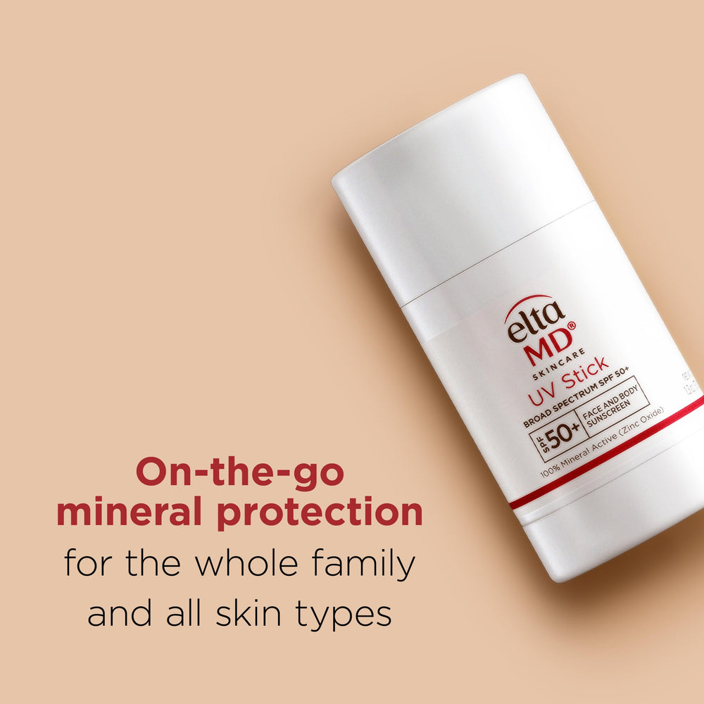 EltaMD UV Stick remains effective in water for up to 80 minutes during activities.