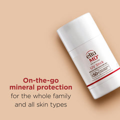 EltaMD UV Stick remains effective in water for up to 80 minutes during activities.