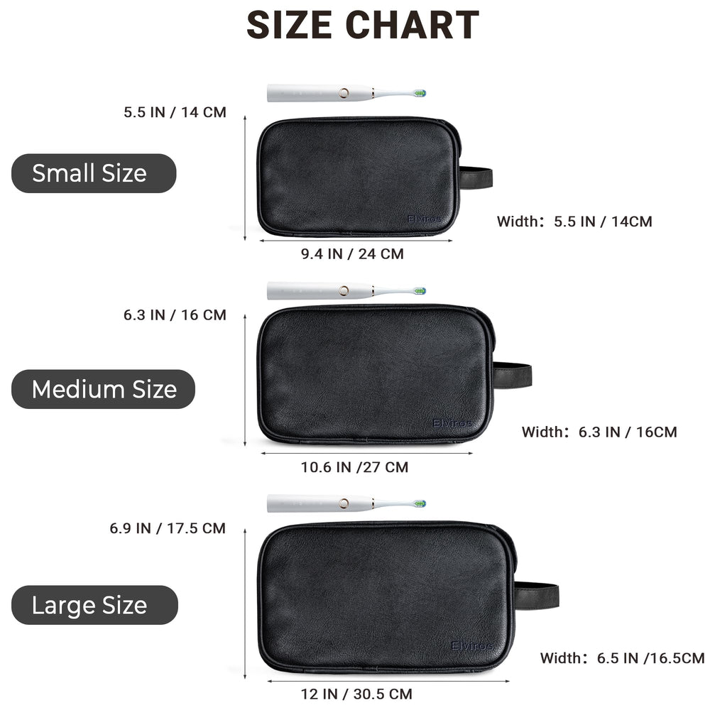 Elviros Toiletry Bag gym-travel-use showcases versatile packing for routines.