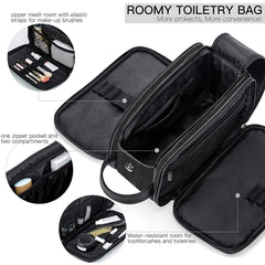 Elviros Toiletry Bag waterproof shoe-dryer pouch demonstrates gym kit separation.
