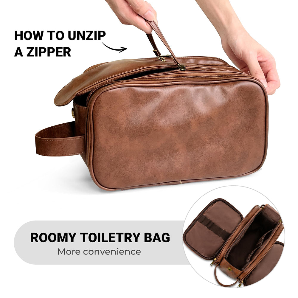 Elviros Toiletry Bag waterproof shoe pouch supports gym and travel gear.
