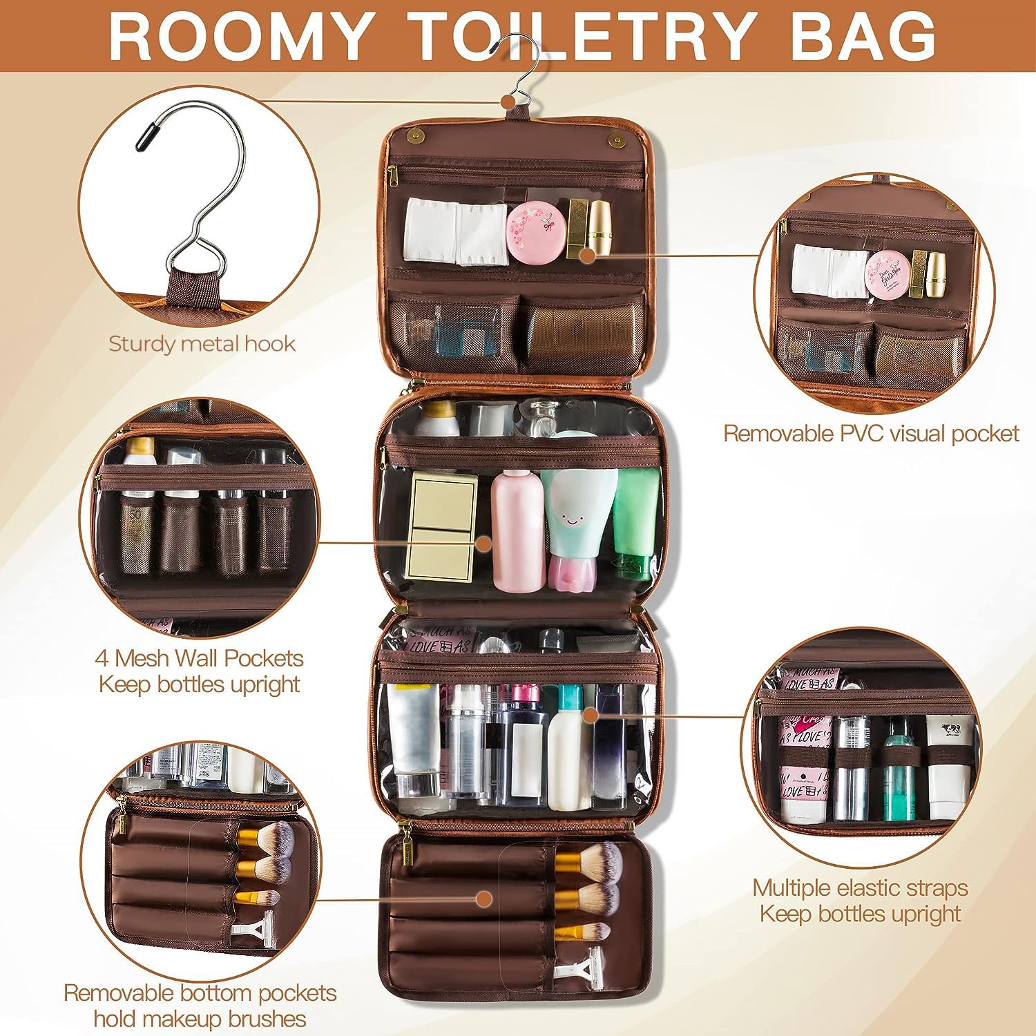 Elviros travel kit with top carry handle for on-the-go convenience.