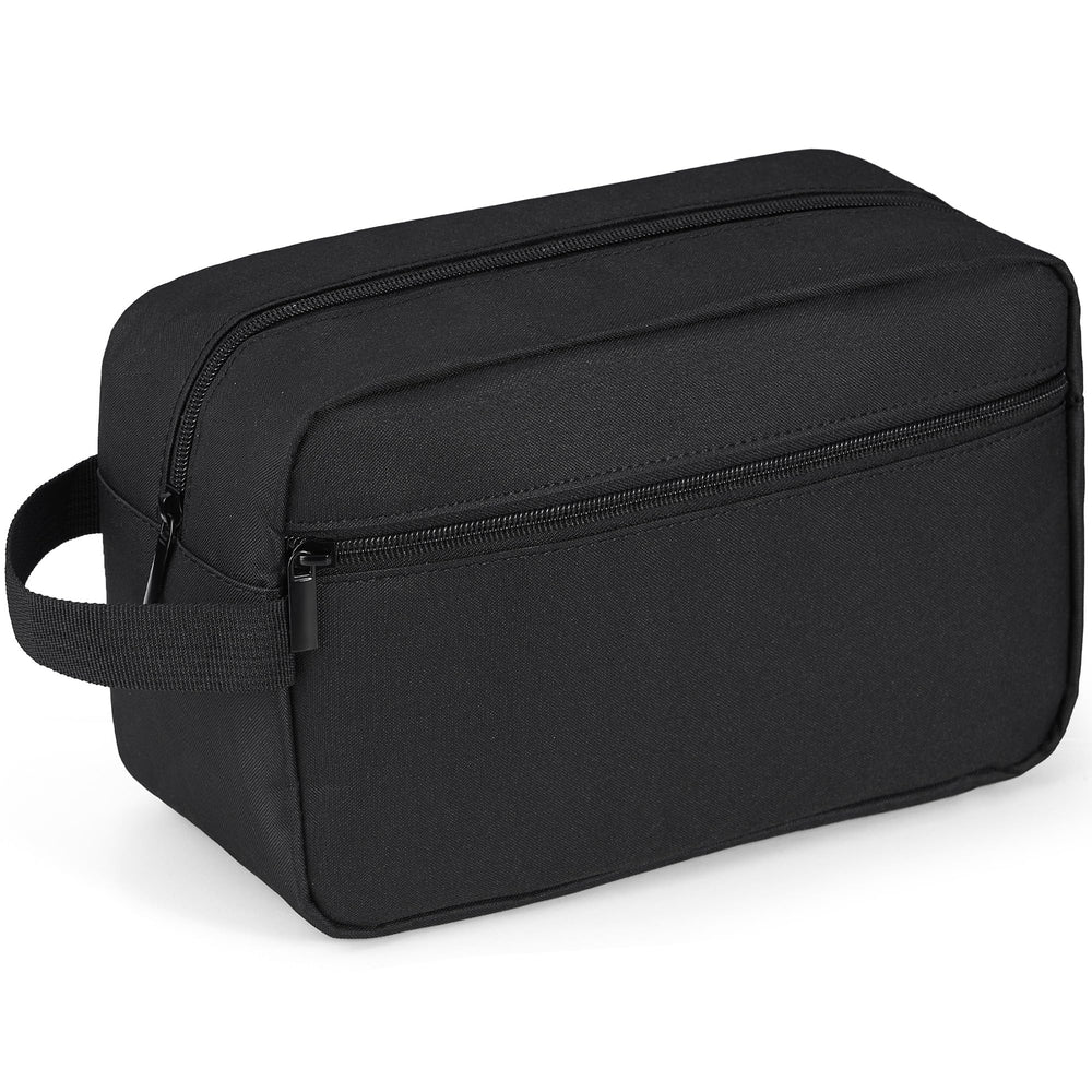 Elviros travel toiletry bag main pocket keeps cosmetics organized on the go.