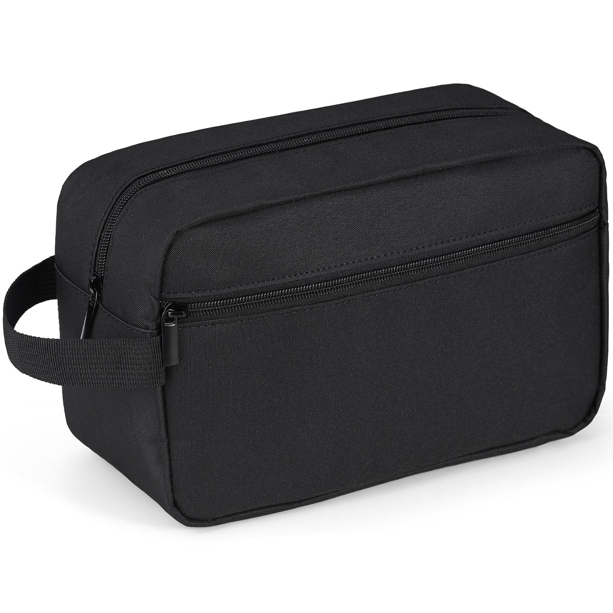 Elviros travel toiletry bag main pocket keeps cosmetics organized on the go.